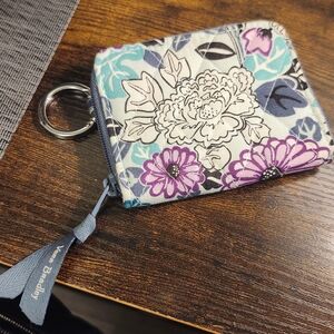 Vera Bradley Floral Keychain Wallet